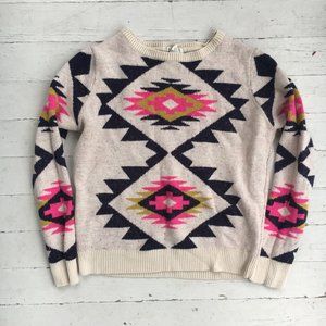 Aztec print sweater~ Forever 21 Size S